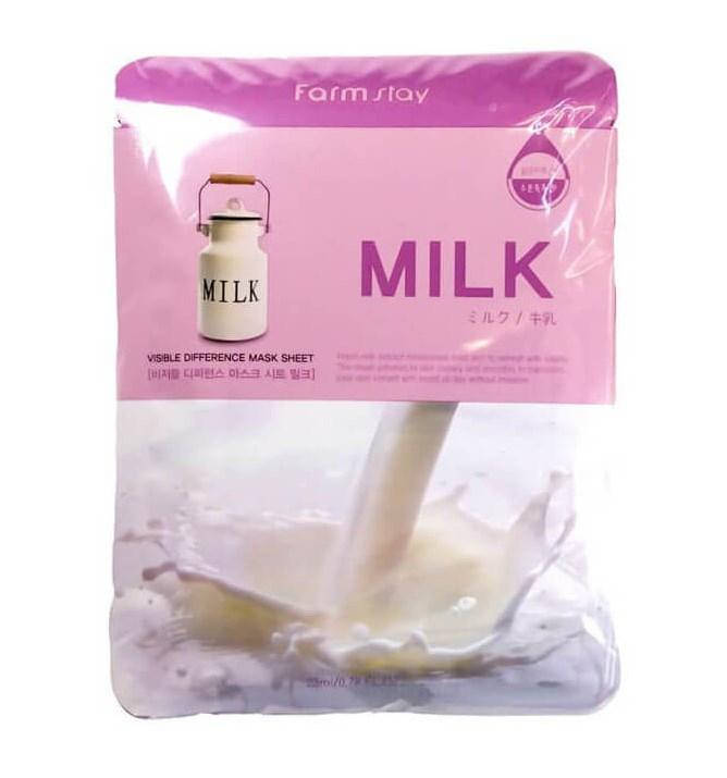 

Тканевая маска для лица FarmStay Milk омолаживающая 23 мл