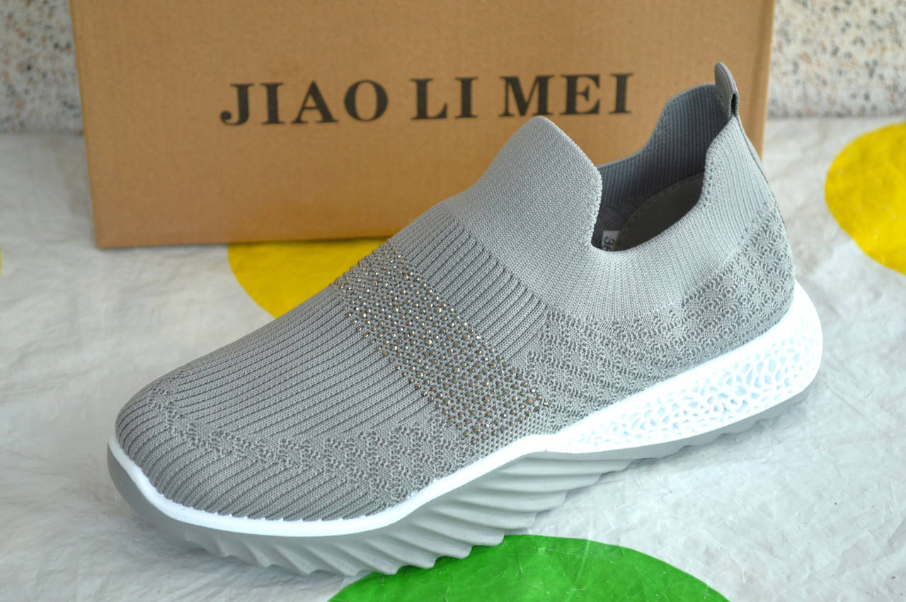 

Кроссовки женские Jiao Li Mei 40, Серый