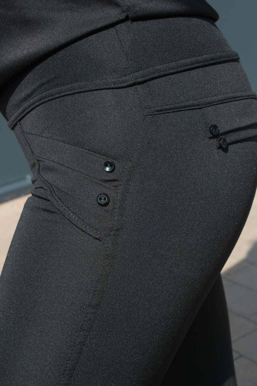 

Лосины женские (черные и синие)/Лосины с высокой посадкой/Лосины микродайвинг 482