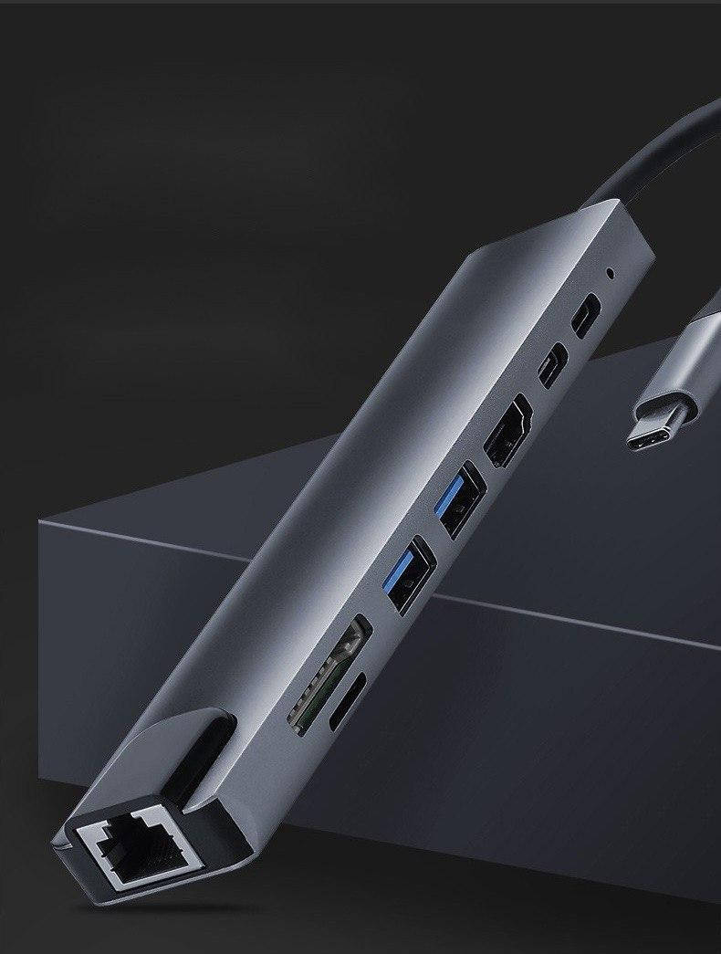 

Хаб 8 In 1 Multifunctional USB-C для MacBook
