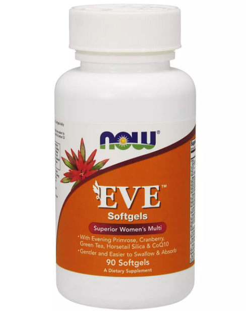 

Витамины для женщин, EVE Women's Multi, Now Foods, 90 капсул (NOW-03802)