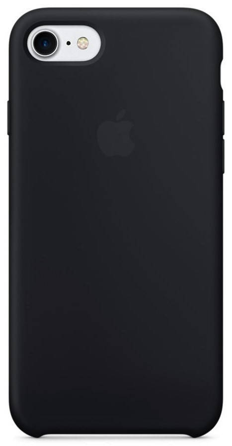 

Силиконовый чехол на айфон черный Silicone Case for Apple iPhone 7 / 8 Black