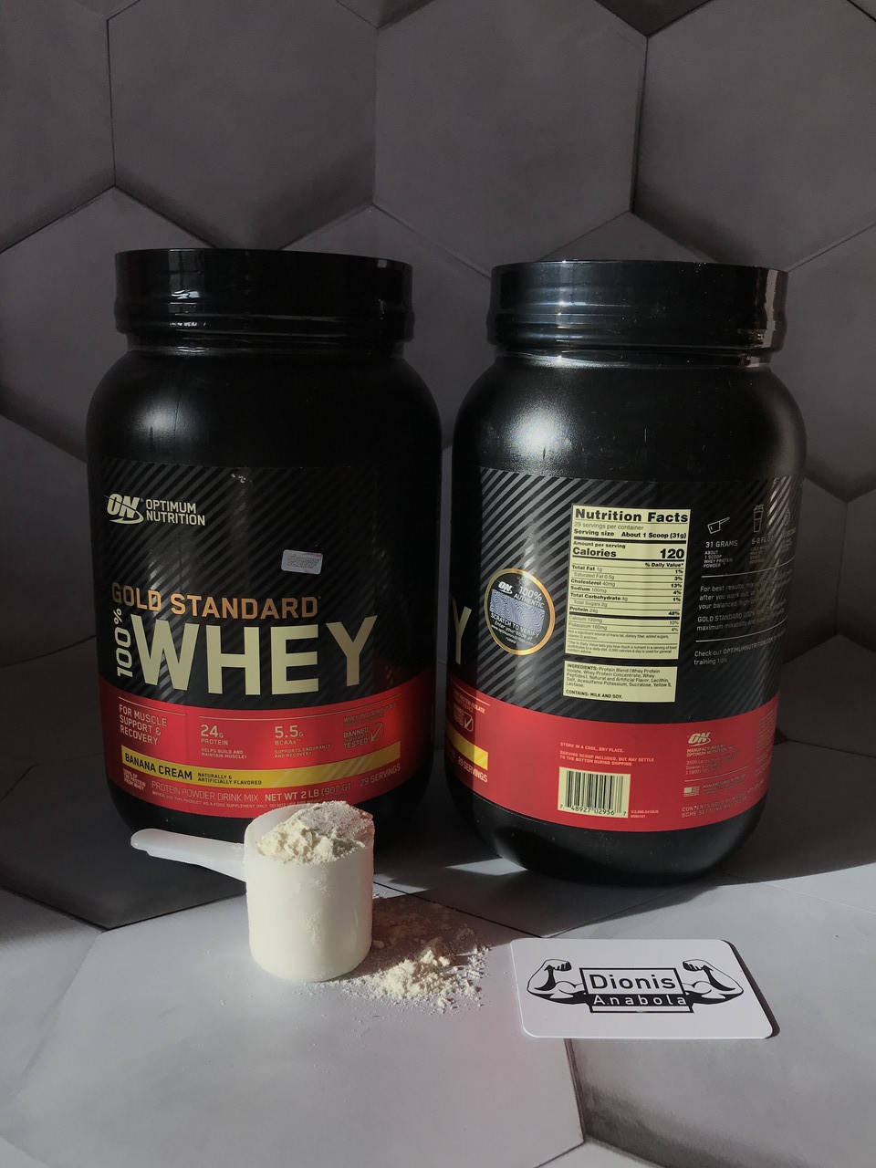 

Whey gold standard 0.908 (Banana Cream)