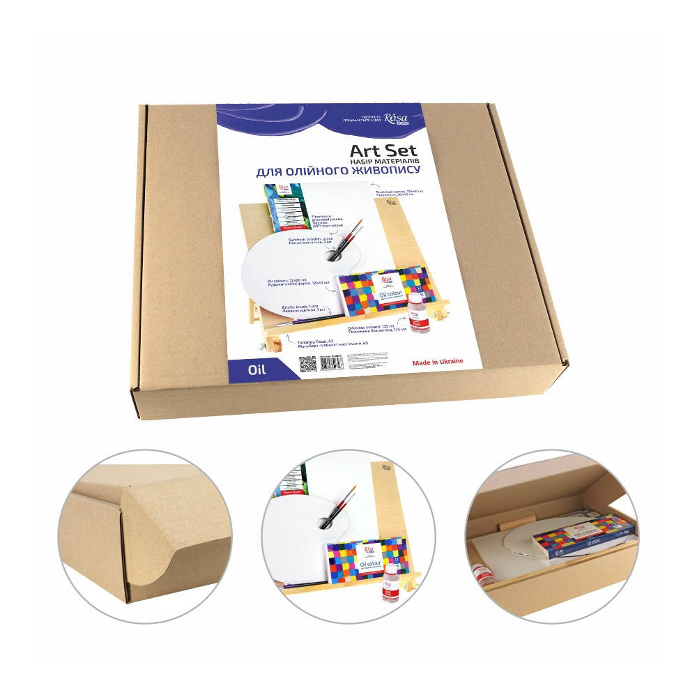 

Набор материалов для масляной живописи ROSA Studio