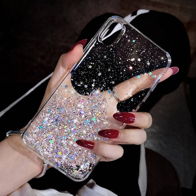 

Блестящий чехол с серебряной фольгой Xiaomi Redmi 9A, Серебристый