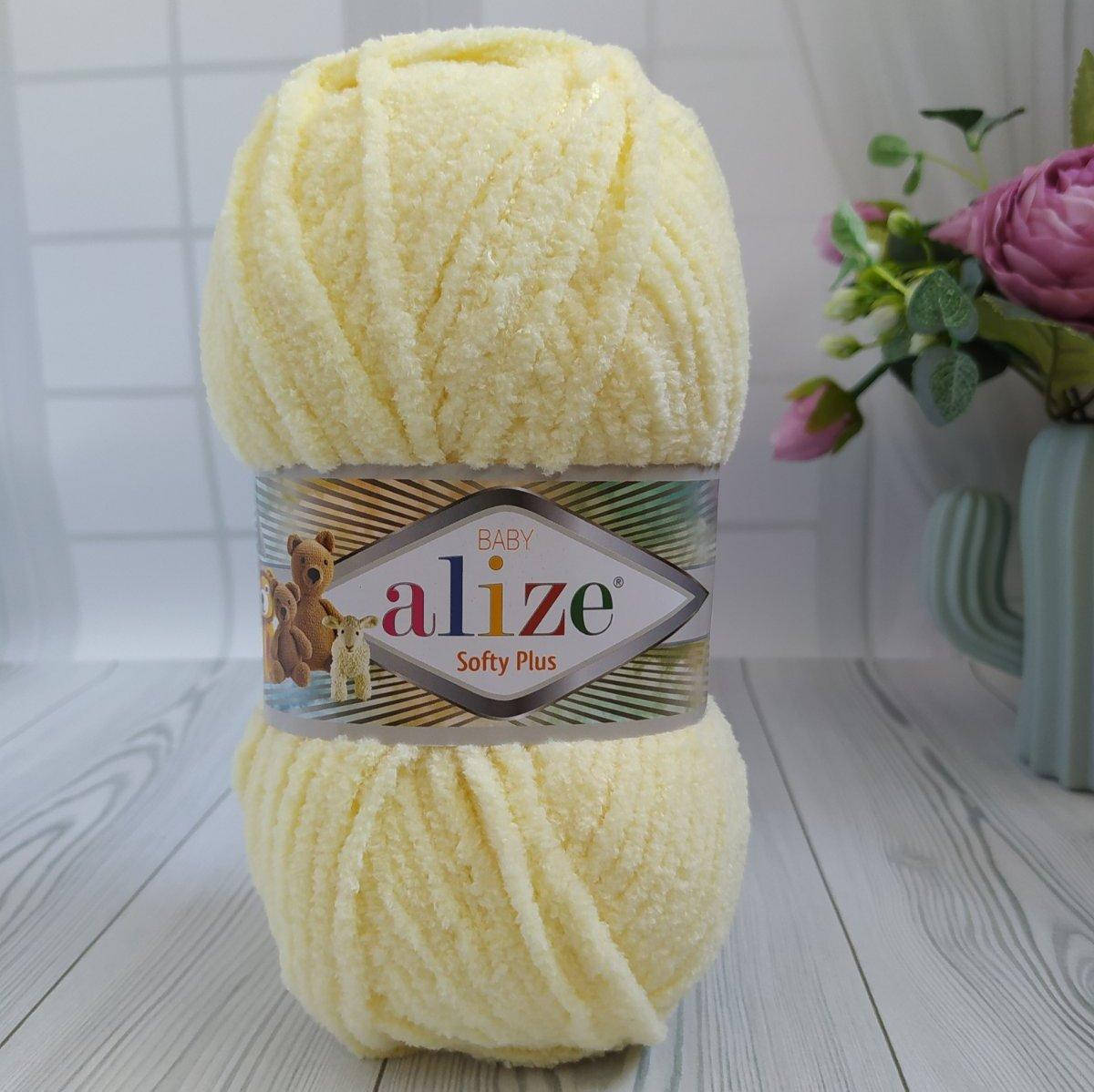 

Alize softy plus №13 жовтий, Светло-желтый
