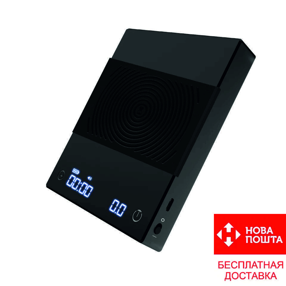

Весы с таймером Timemore Black Mirror Basic Plus Чёрные