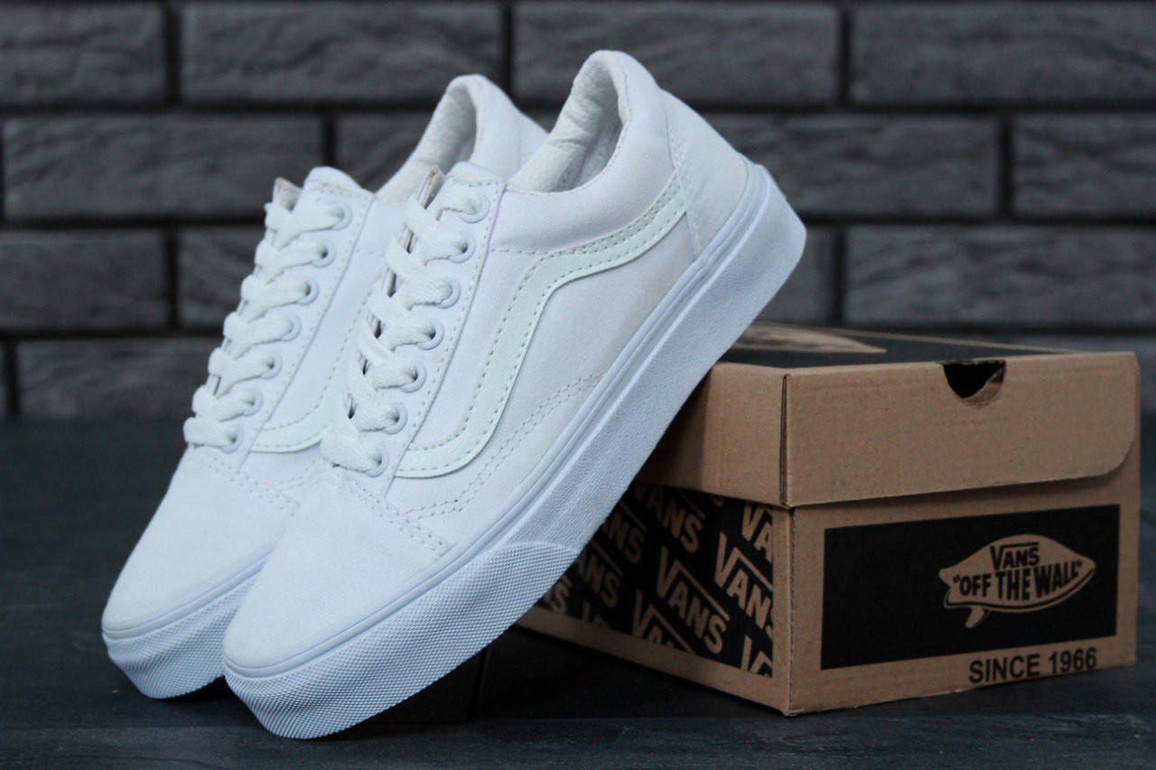 

Мужские кеды Vans Old Skool True White VA38G1ODJ 40, Белый