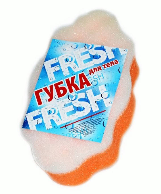 

Губка банная для тела Фреш мини (50*96*140), 1 шт., Разные цвета