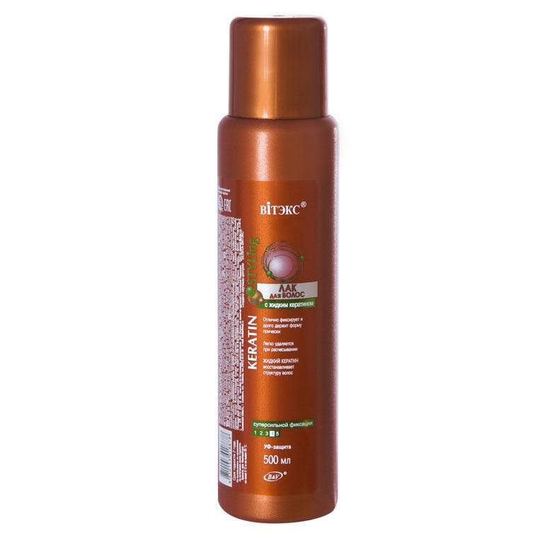 

Лак для волос с жидким кератином сверхсильной фиксации, Keratin Styling Витекс