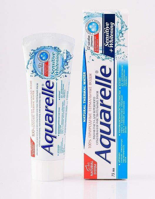 

Зубная паста Aquarelle 75мл Sensitive+Whitening