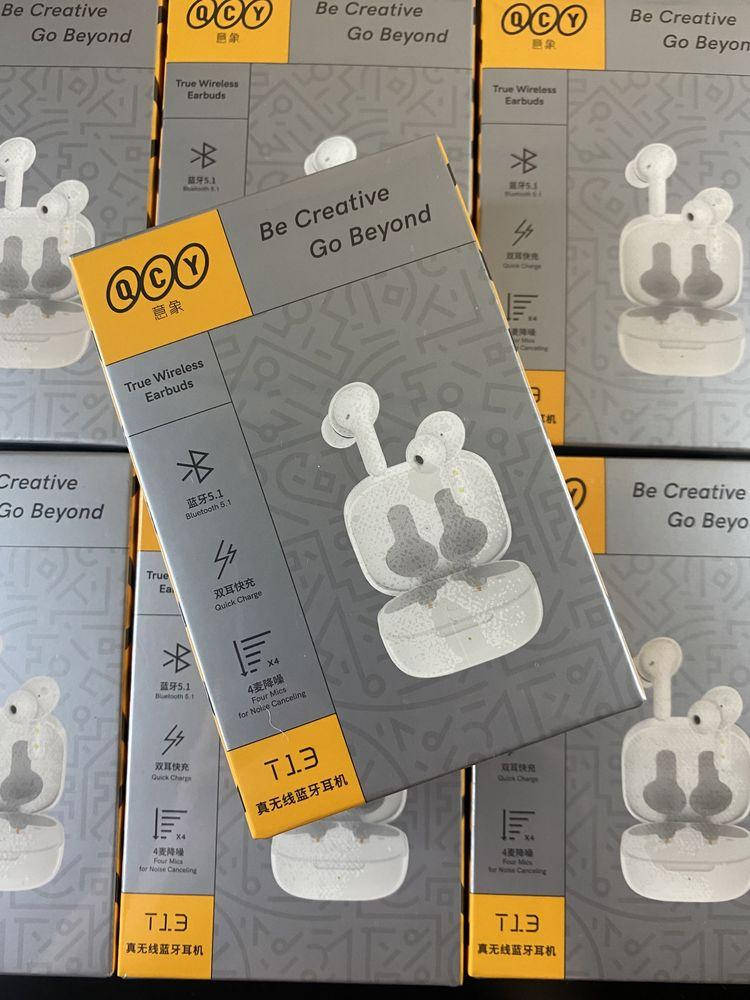 

ОРИГИНАЛЬНЫЕ!!! Xiaomi QCY T13 white bluetooth наушники безпроводные, Белый