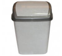 

Відро для сміття "Домік" 9,0л (мрамор-метал.)