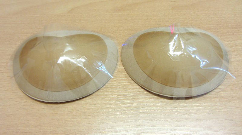 

Вкладыши пуш ап Push up в бюстгальтер купальник с силиконовой липкой поверхностью вставки подушечки, Бежевый