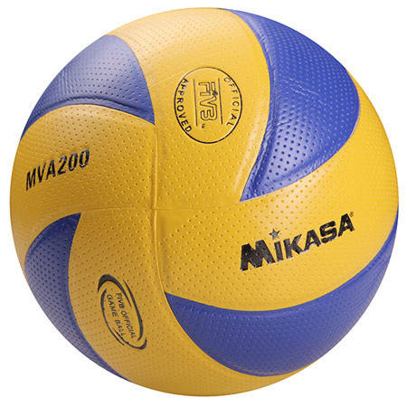 

Мяч волейбольный Mikasa MVA200 PVC желт/синий.