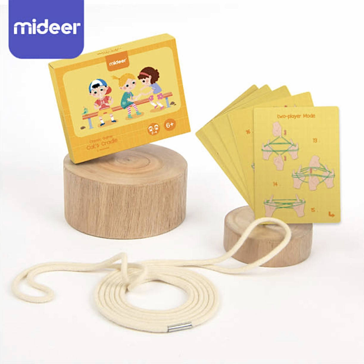 

Игра-головоломка "Верёвочка" Mideer Toys, Белый