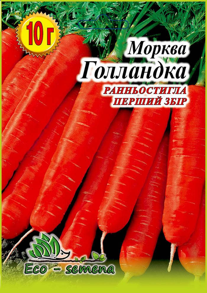 

Eco-semena. Семена Морковь Голландка ранняя, 10 г