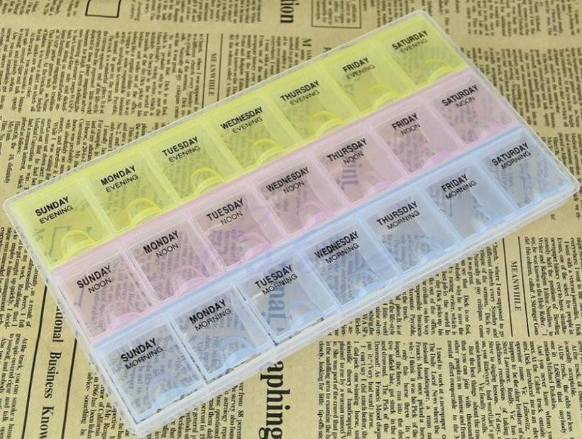 

Таблетница Pill Box 3x7