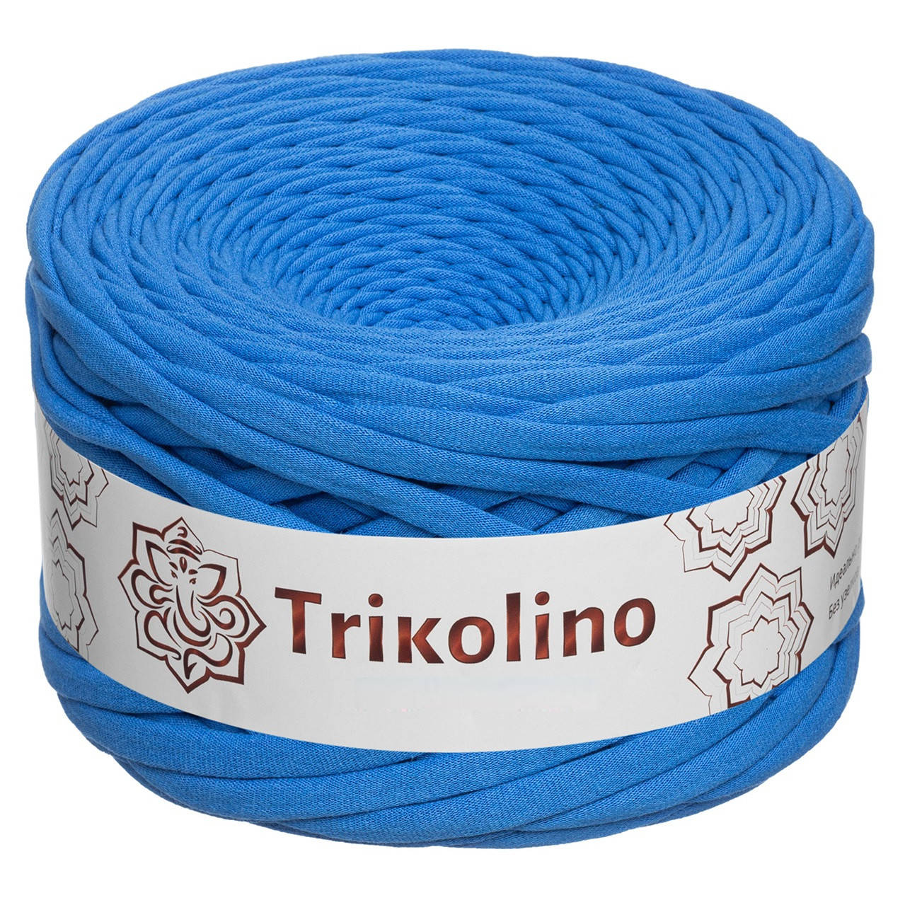 

Пряжа трикотажная 7-9 мм "Trikolino" 100м. Королевский синий, Голубой