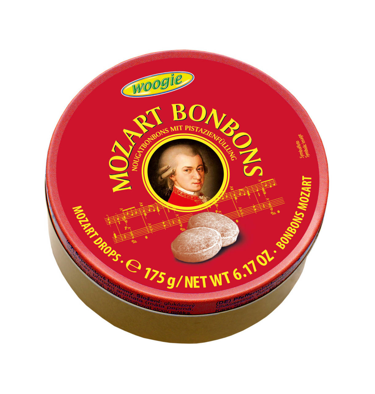 

Леденцы Woogie Fine Drops Mozart Bonbons 175 g
