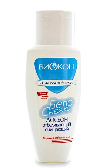 

Отбеливающий очищающий лосьон "Белоснежка" Биокон 145ml