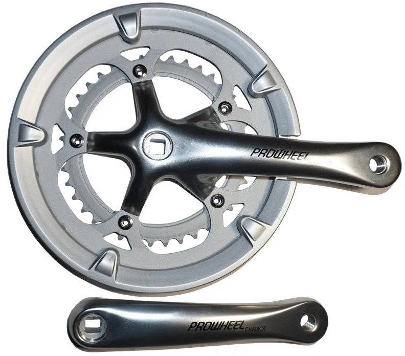 

Cистема Prowheel Сhariot 420 39/53T шоссейная серебристая с защитой