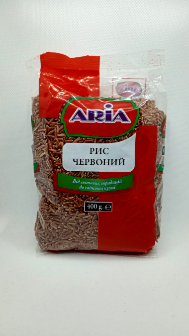 

Рис красный нешлифованный