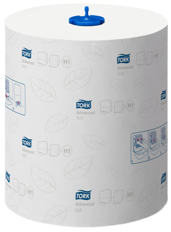 

Полотенце бум. в рулоне д/авт. дисп. 2-х сл. 150м 600 л. Tork Matic Н1, Белый