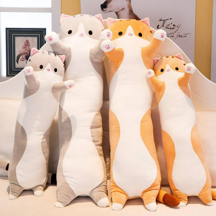 

Мягкая Игрушка Кот Батон коричневый 50см