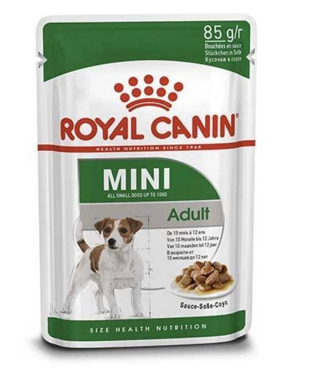 

Royal Canin Mini Adult (Роял Канин Мини Эдалт) влажный корм для маленьких собак до 10 кг от 10 месяцев