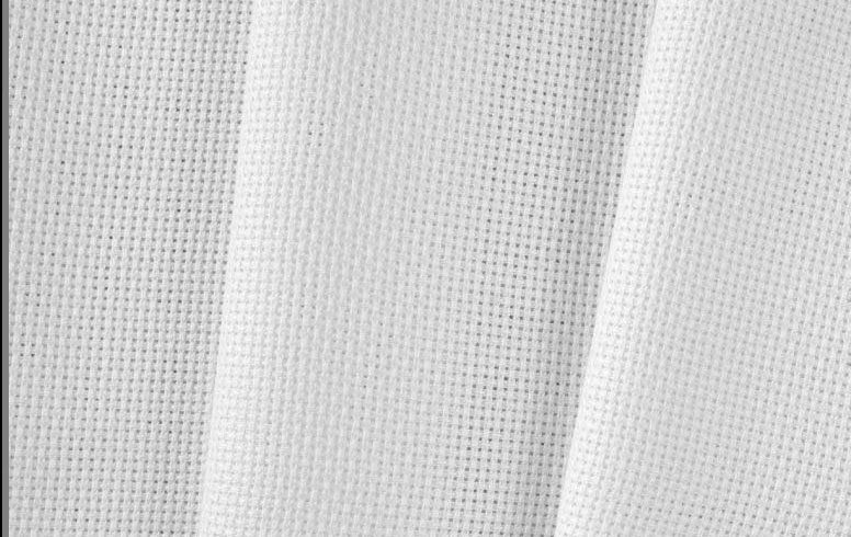 

Аида 11 Канва белая для вышивки нитками