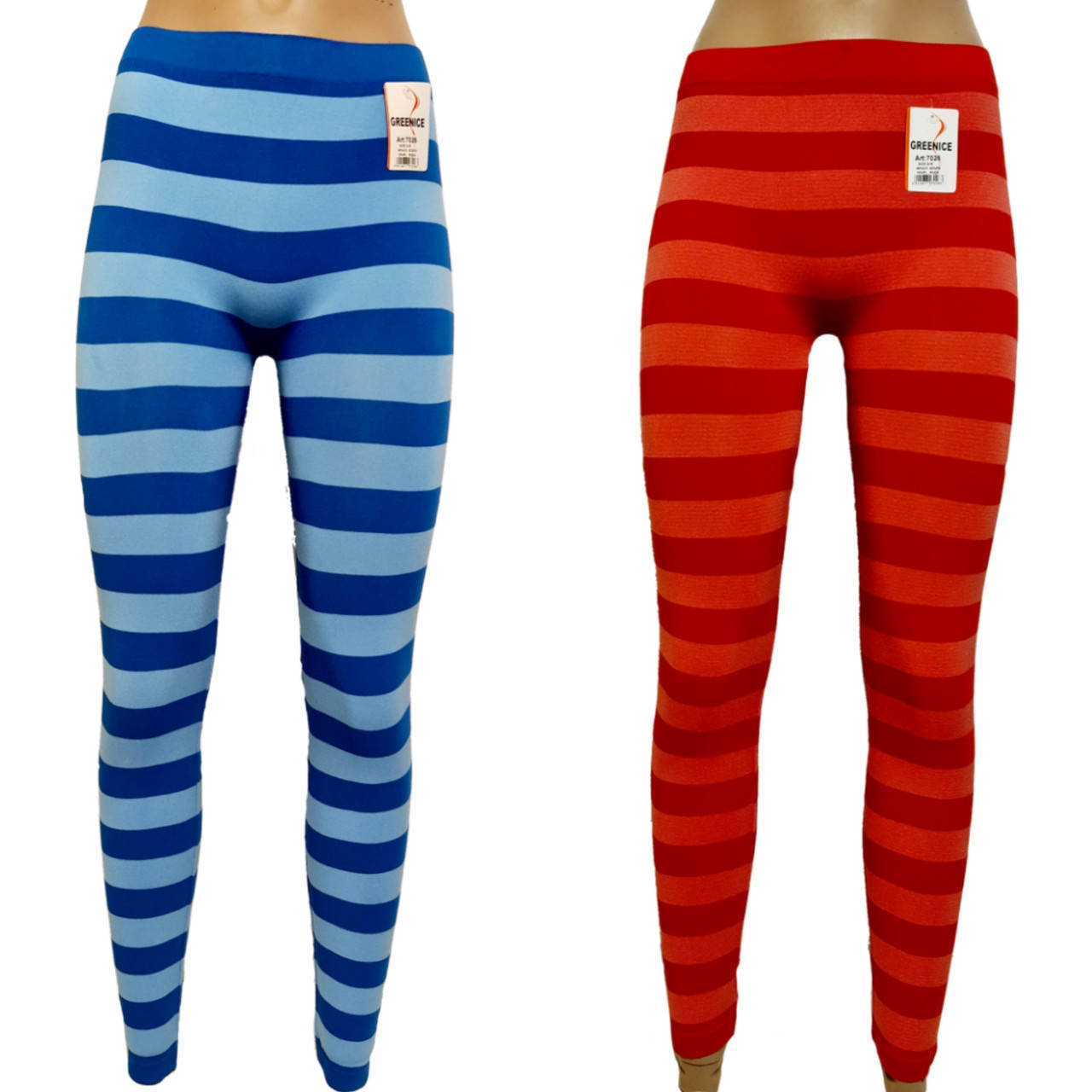 

Бесшовные женские лосины с хлопком Greenice, Голубой