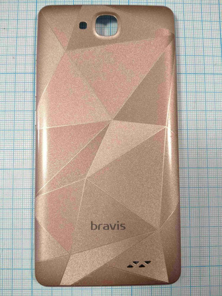 

Задня кришка для рожева Bravis A503 Joy золотиста б/в, Золотистый