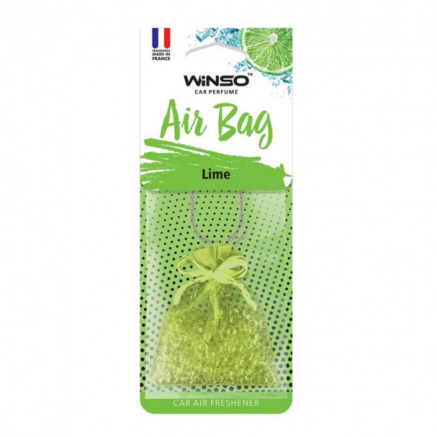 

Освежитель воздуха WINSO AIR BAG с ароматизированными гранулами 20г. Lime
