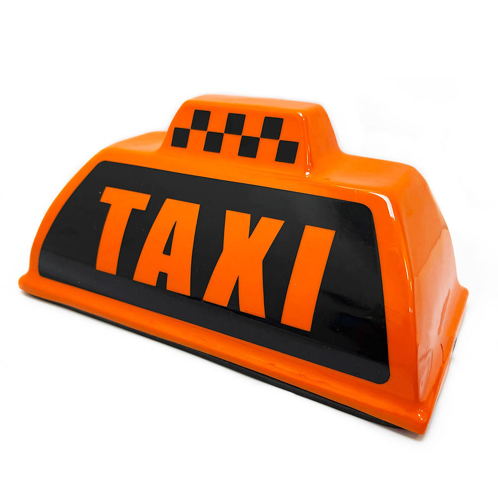 

Шашка TAXI с подсветкой средняя 21см (уплотнительная резинка на кромке) Оранжевая