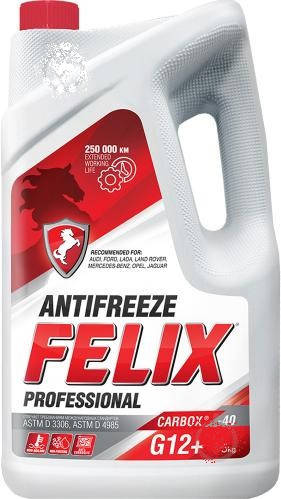 

Антифриз FELIX X-Freeze Carbox" G-12 красный" (5L)