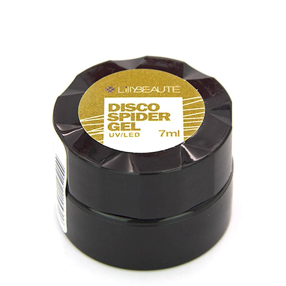 

Гель паутинка светоотражающая Lilly Beaute Gold Disko Spider 7 мл, золото, Золотистый