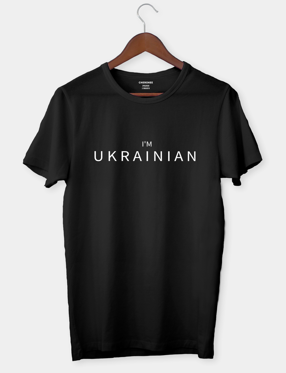 

Футболка патриотическая "I'm Ukrainian" Черный, M