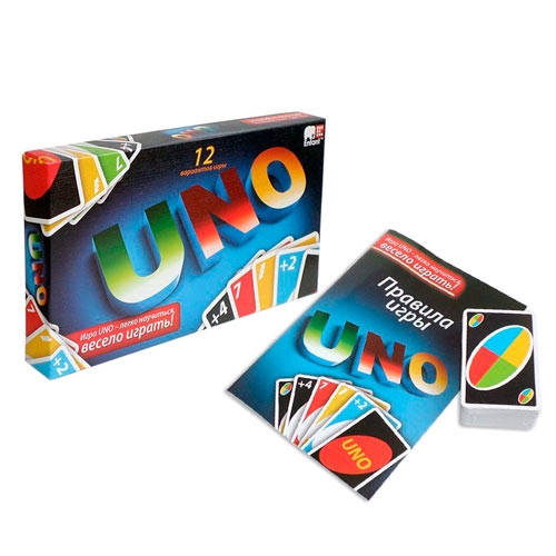 

Настольная карточная игра UNO Уно 12 вариантов, эконом