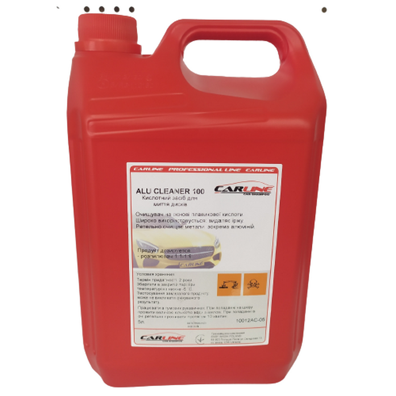 

Средство для очистки дисков авто Alu cleaner-100 5л CARLINE (цена за 1л)