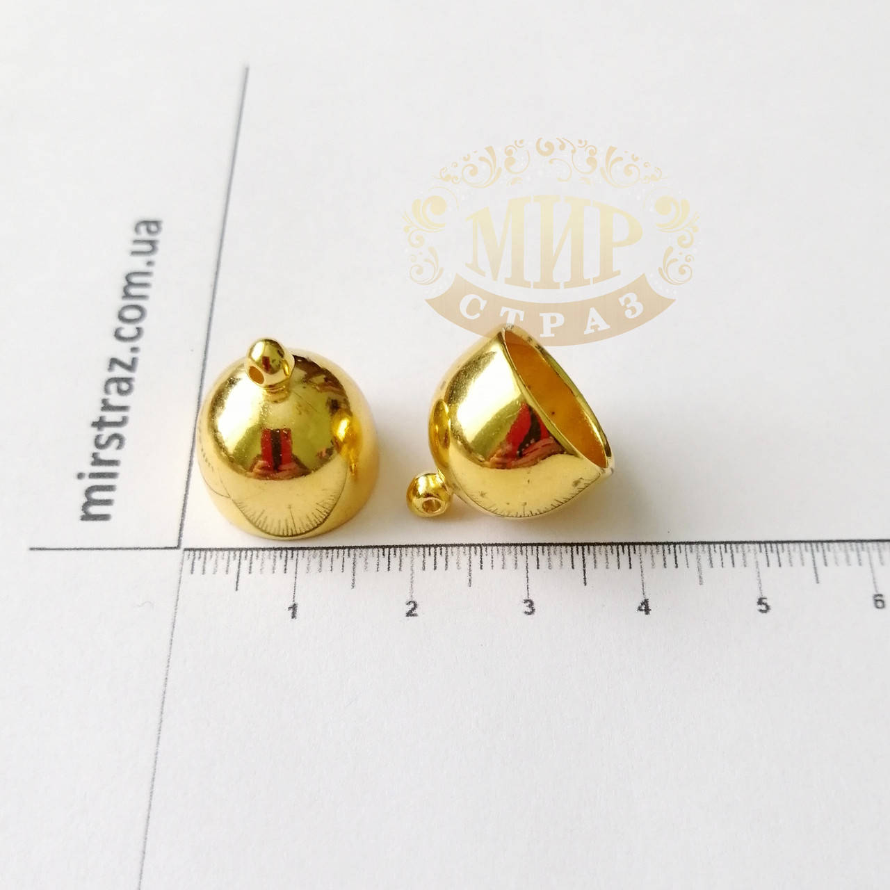 

Колпачки пластиковые для сережек, 16х18 мм, цвет Gold, 1 пара