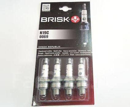 

Brisk Super N19C свечи зажигания 4 шт в блистере