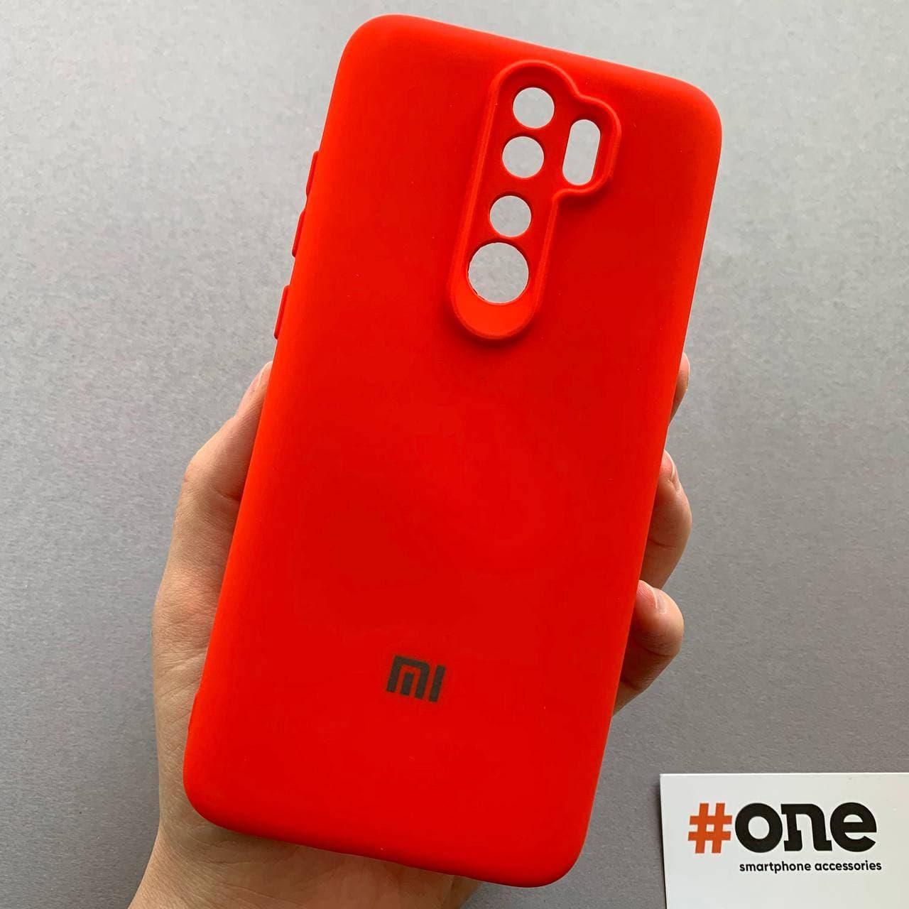 

Чехол для Xiaomi Redmi Note 8 Pro с микрофиброй с защитой для камеры чехол на сяоми нот 8 про красный CMR