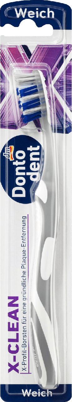 

Зубная щетка средней жесткости Dontodent Mittel X-clean 1 шт