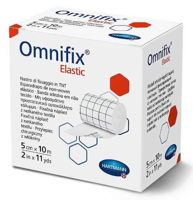

Пластырь эластичный фиксирующий Omnifix Elastic 5 см х 10 м на нетканой основе