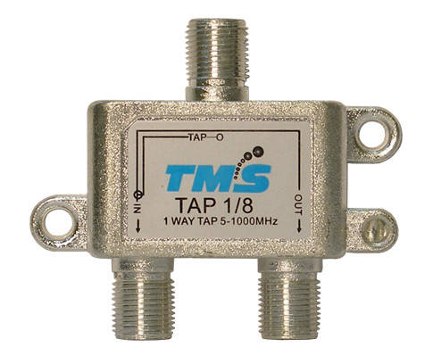 

Ответвитель абонентский TAP 1/ 8 TMS (один выход -8дБ, проходной выход)