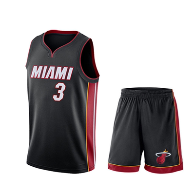 

Черная баскетбольная форма Уэйд Майами Хит Wade №3 Miami Heat NBA
