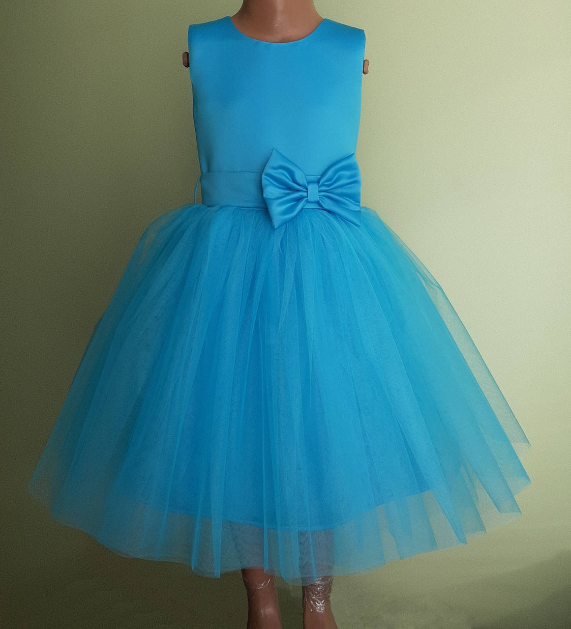 

Святкова дитяча сукня блакитного кольору 110, Голубой