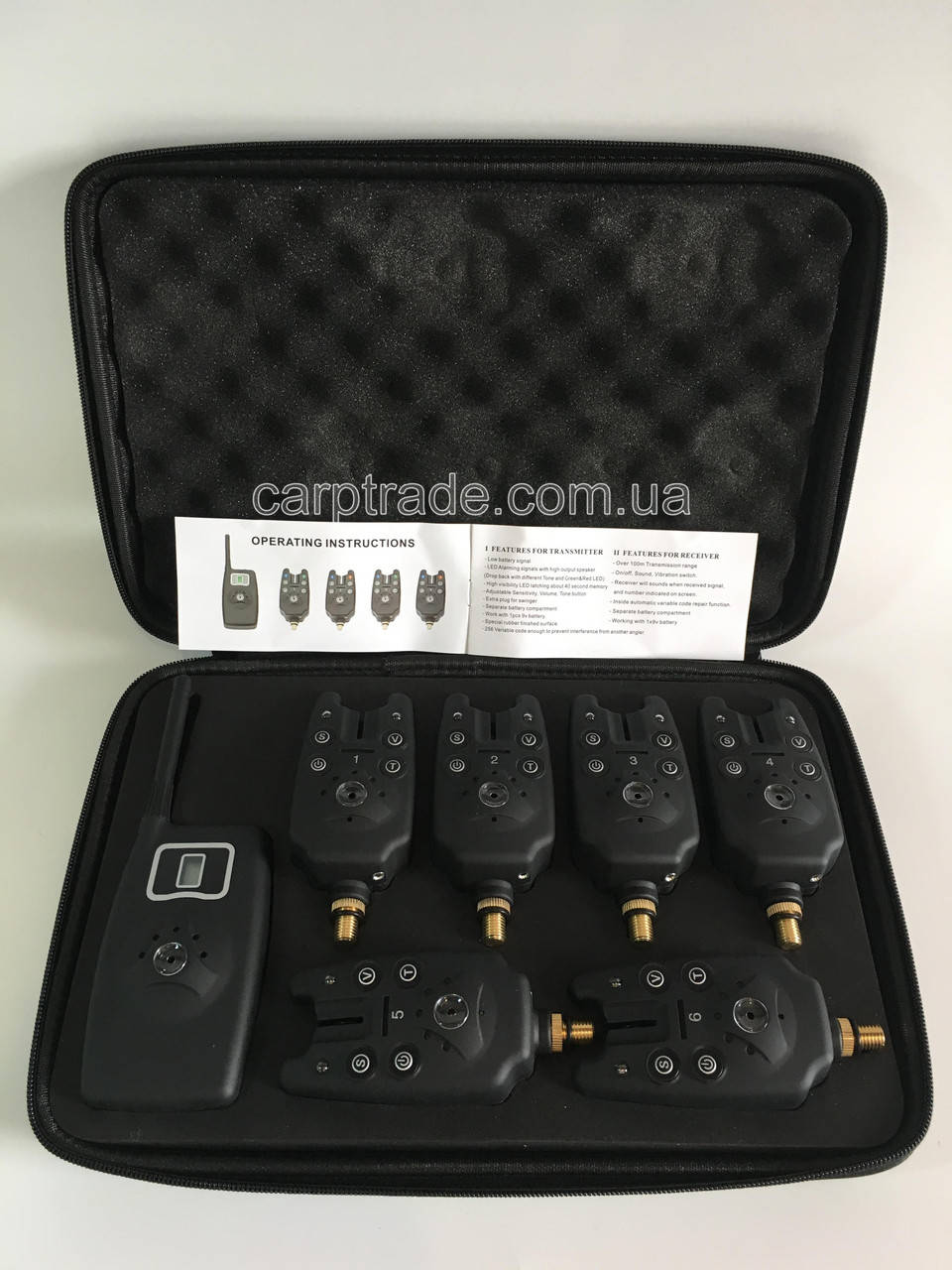 

Карповые сигнализаторы поклевки Lixada набор 6+1. Оригинал.