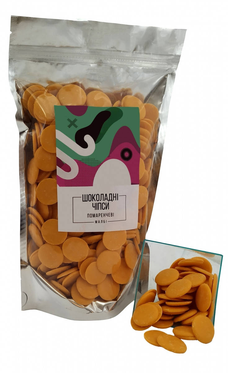 

Шоколадные чипсы (глазурь) оранжевые (0.5 кг)